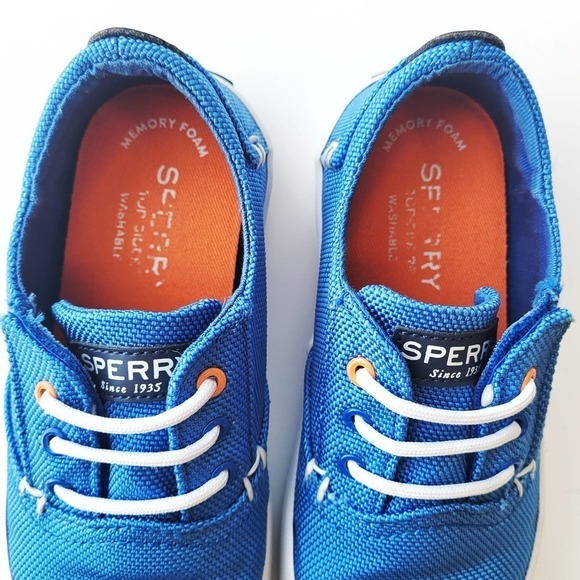 Sperry Bodie 10.5 Washable Sneaker Blue 10 Toddler - Picture 3 of 6